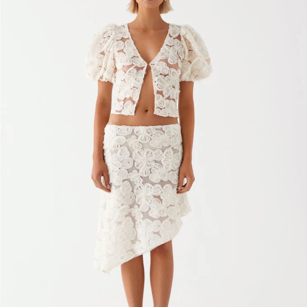 Peppermayo orchid breeze midi skirt and top